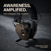 Feature graphic: awareness amplified, independent volume control, 3.5mm input
