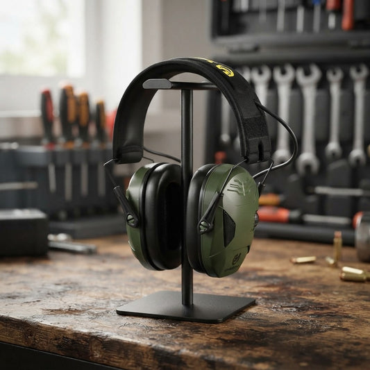 Electronic Ear Defenders 23dB Adjustable Volume Control Muffs